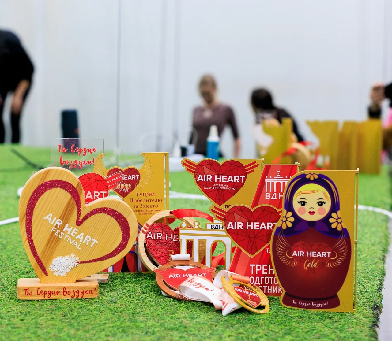 Призы и медали фестиваля воздушной гимнастики «Ты — сердце воздуха»